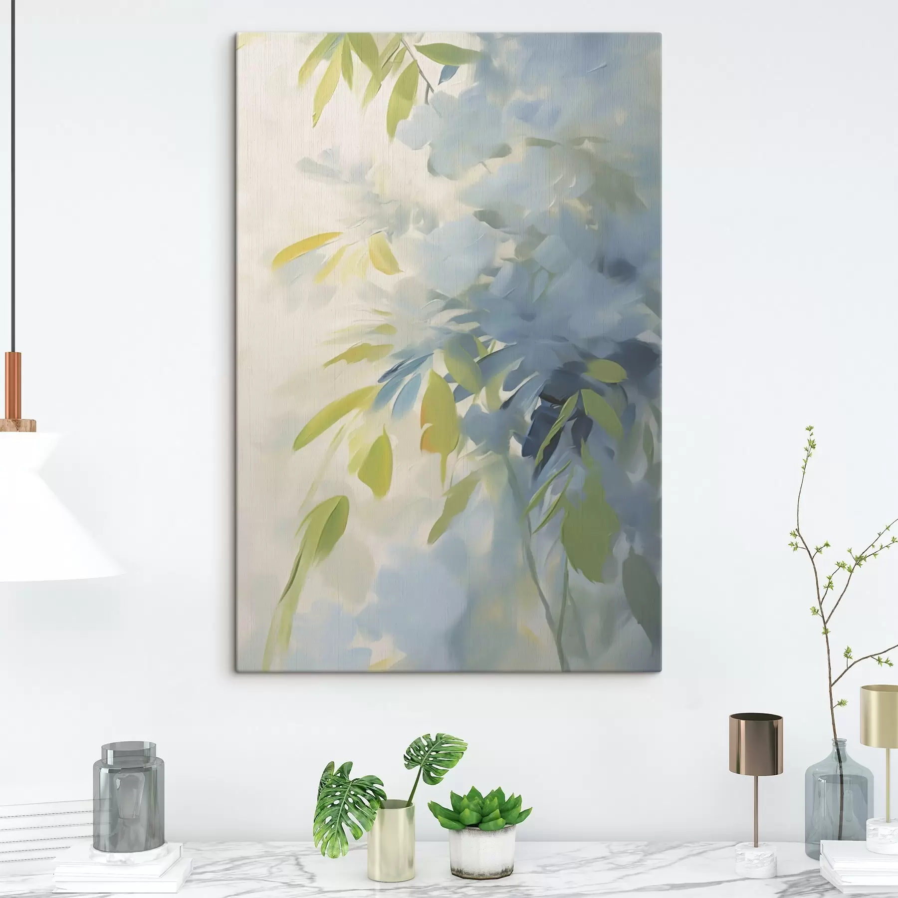 Glezna Augu abstrakcija – glezniecības imitācija s48499