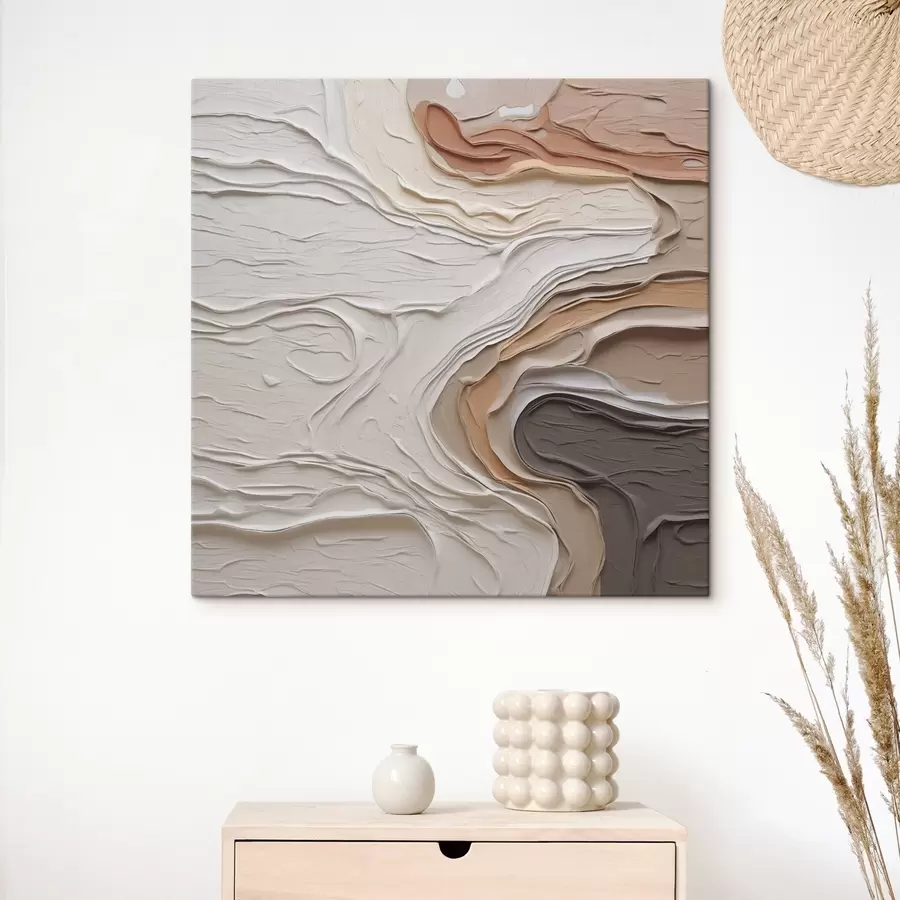 Glezna Abstrakta kompozīcija, glezna imitācija s48507