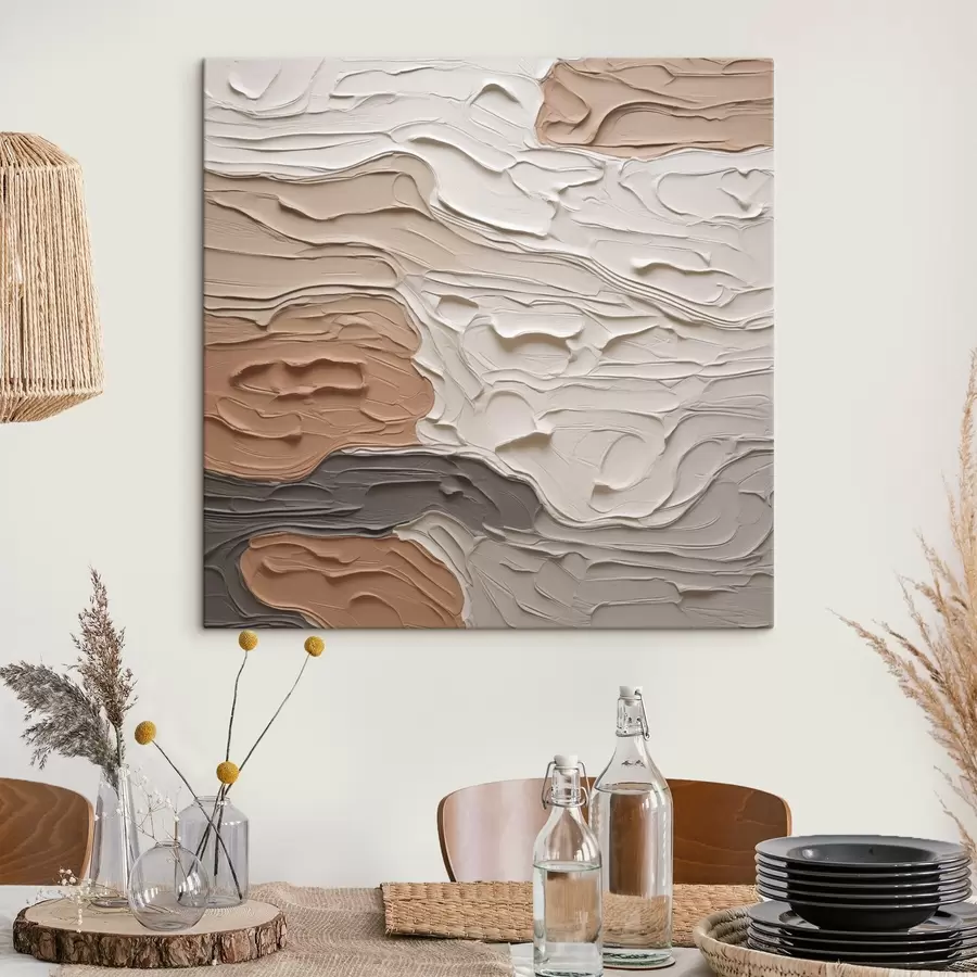 Glezna Abstrakta kompozīcija, glezna imitācija s48508