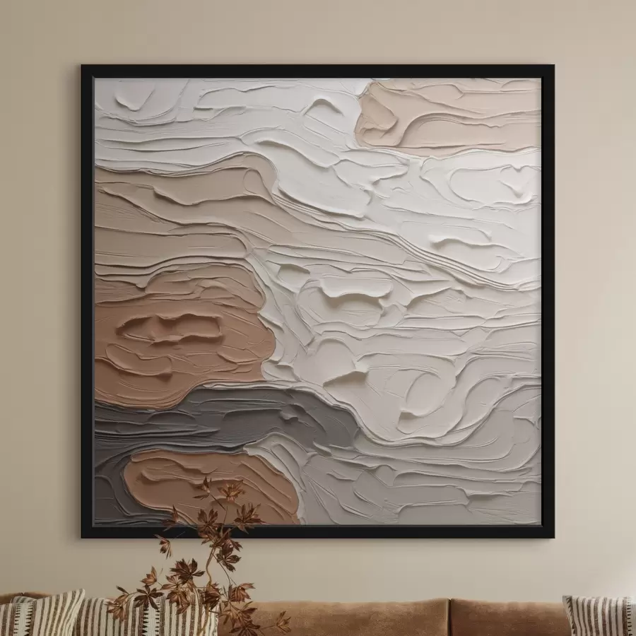 Fototapetes Abstrakta kompozīcija, glezna imitācija f48508