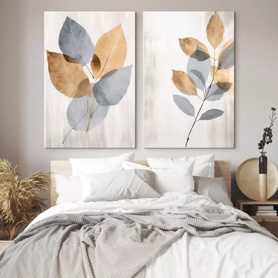 Glezna Zari ar lapām m30153