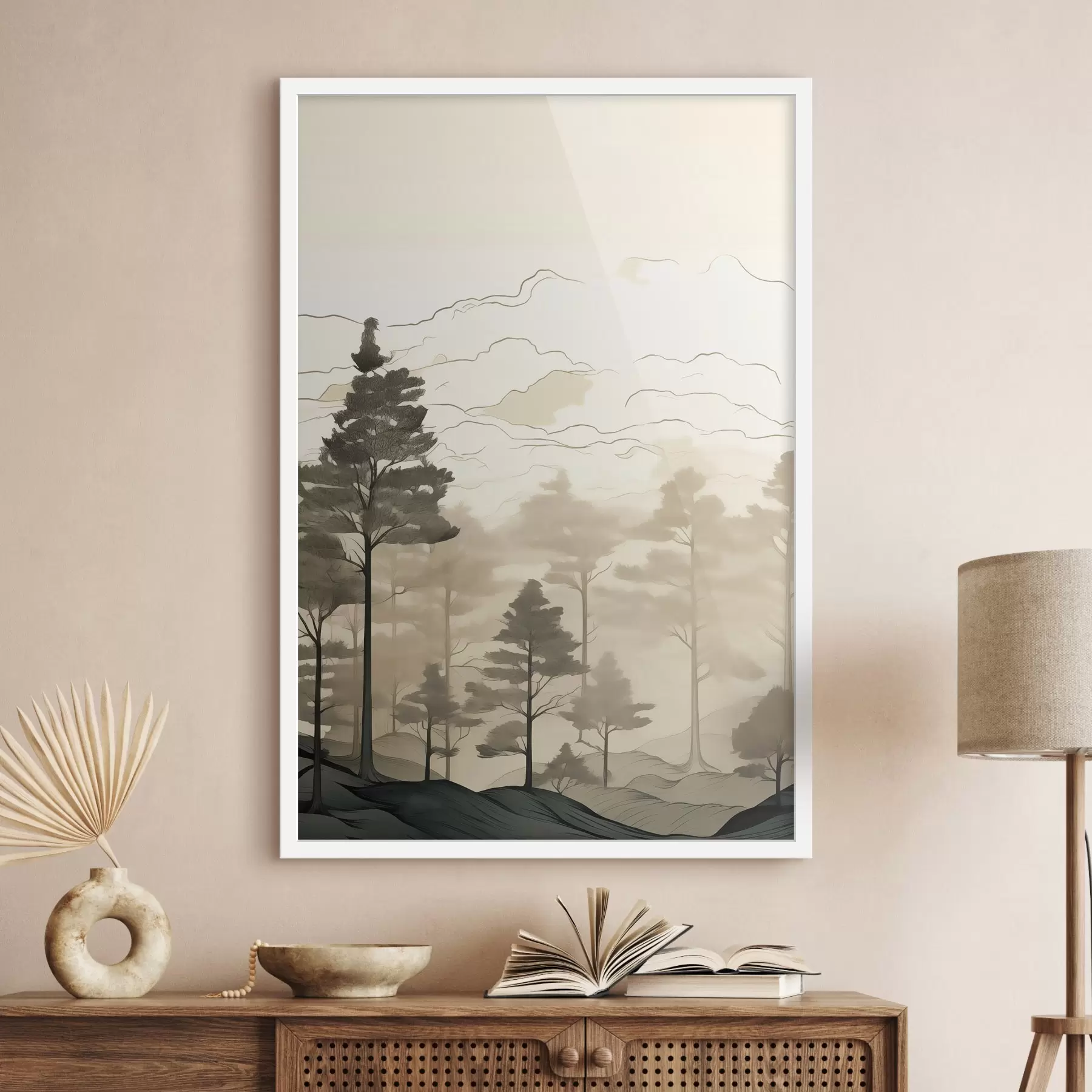 Fototapetes Kalnu miglas slāņi f48540