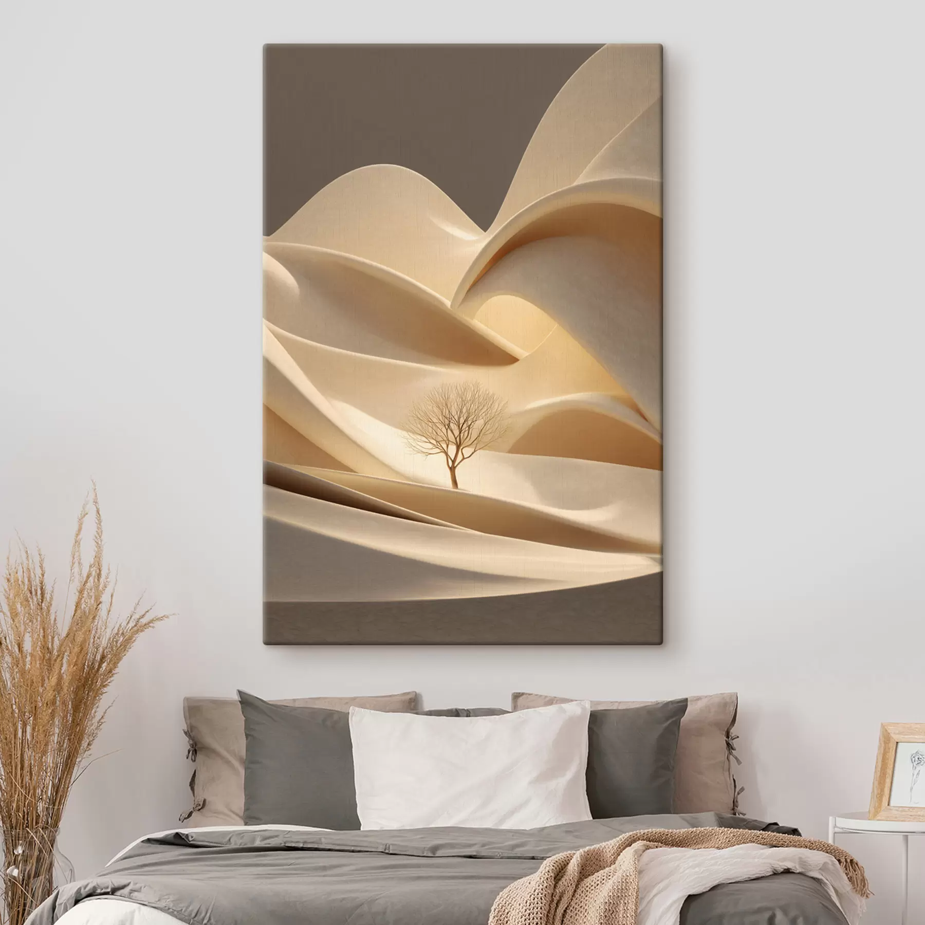 Glezna surreāla ainava ar koku s48530