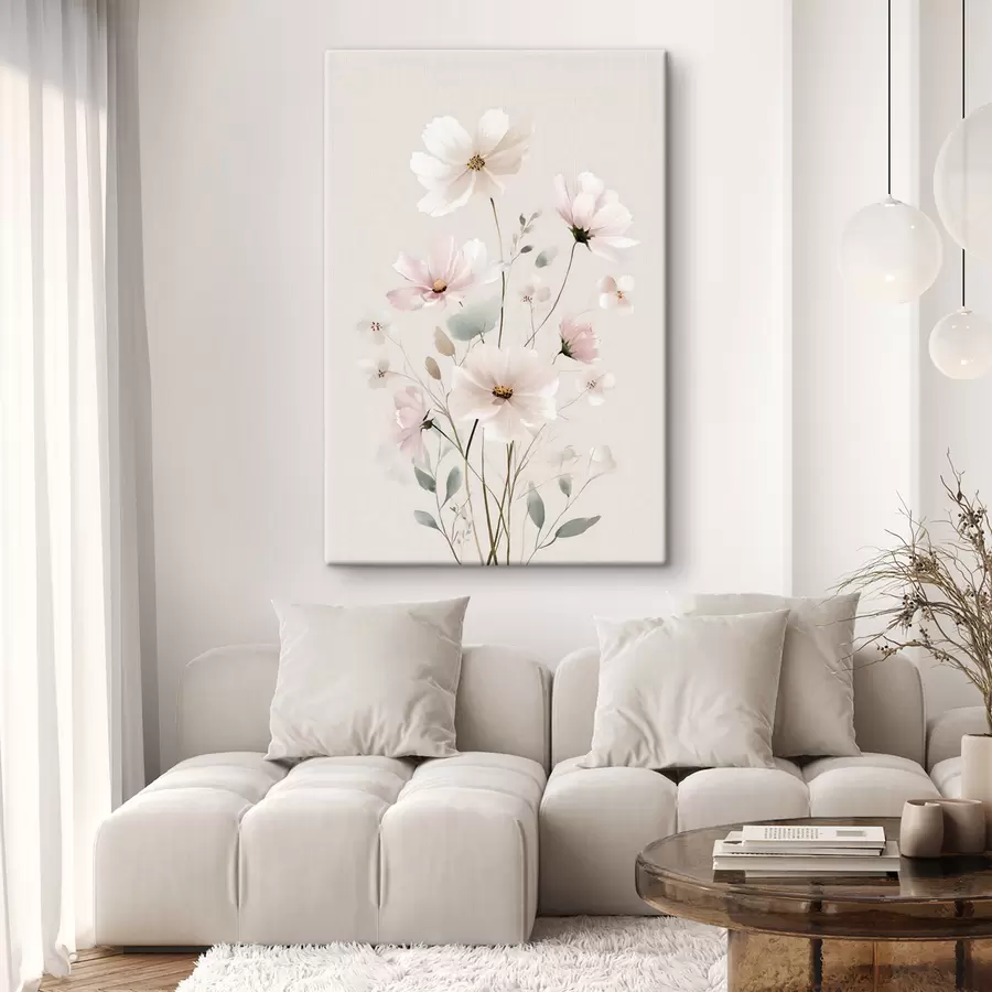 Glezna maigas savvaļas puķes s48533