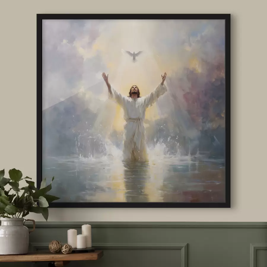 Fototapetes dekoratīvā stilā attēlots īrisa zieds f48550