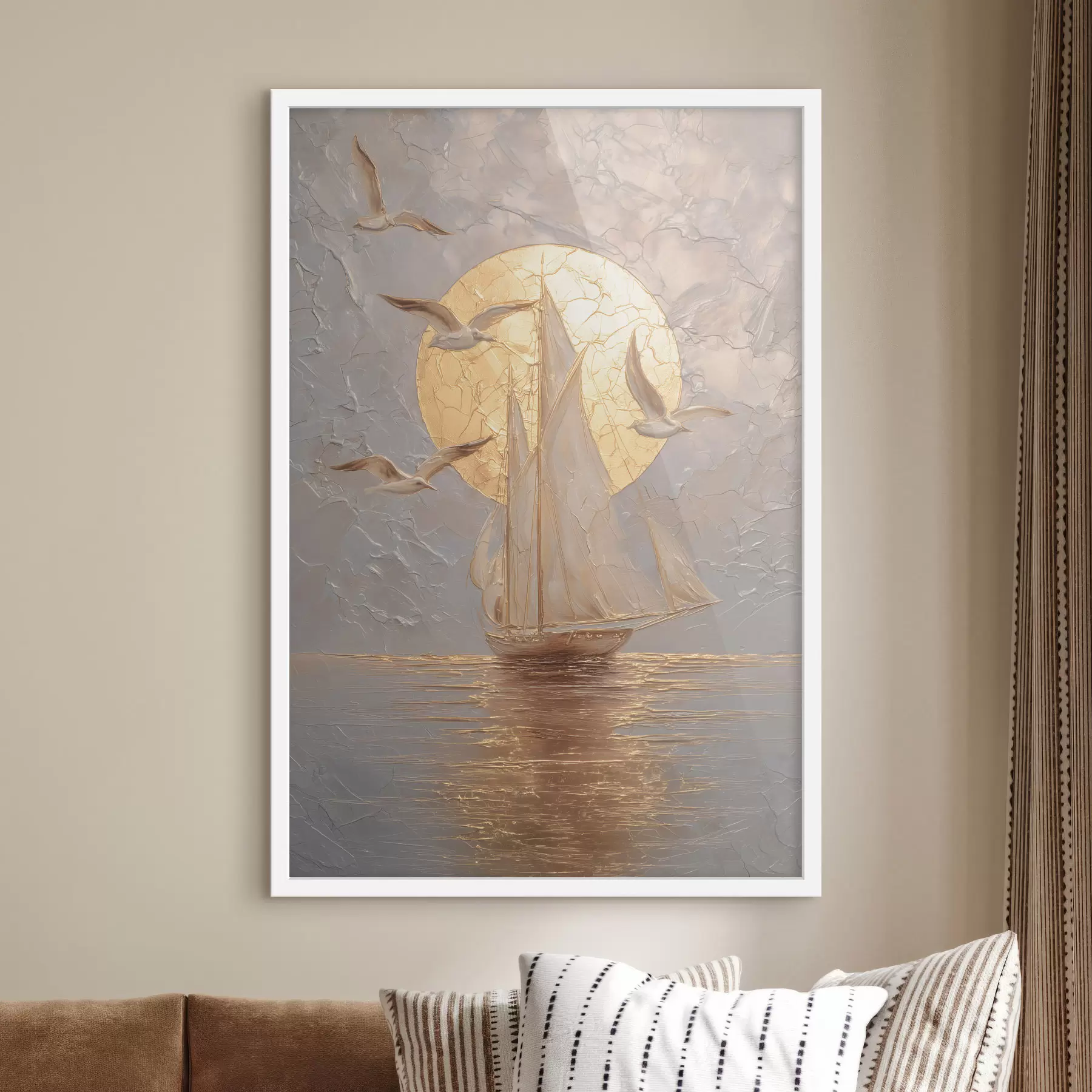 Fototapetes sievietes profils vitrāžas stilā f48556