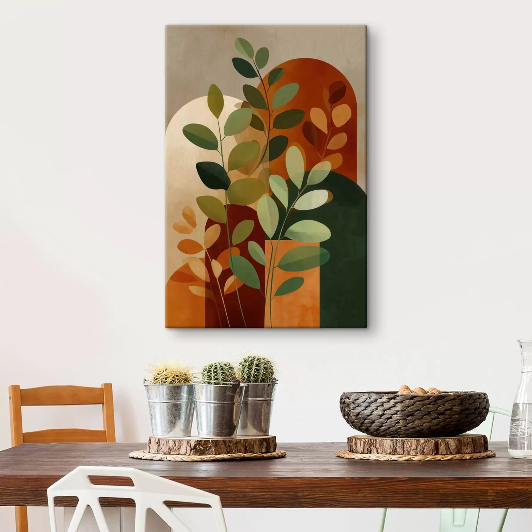 Glezna Abstraktas augu lapas s48560