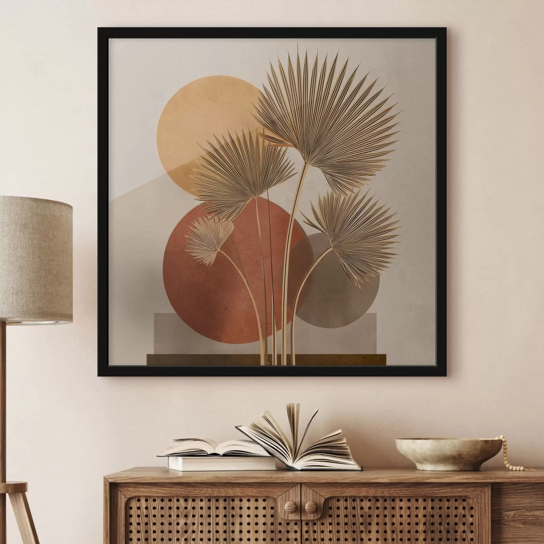 Fototapetes Abstraktas palmu lapas f48558