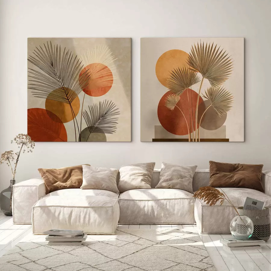 Fototapetes Abstraktas palmu lapas m30265