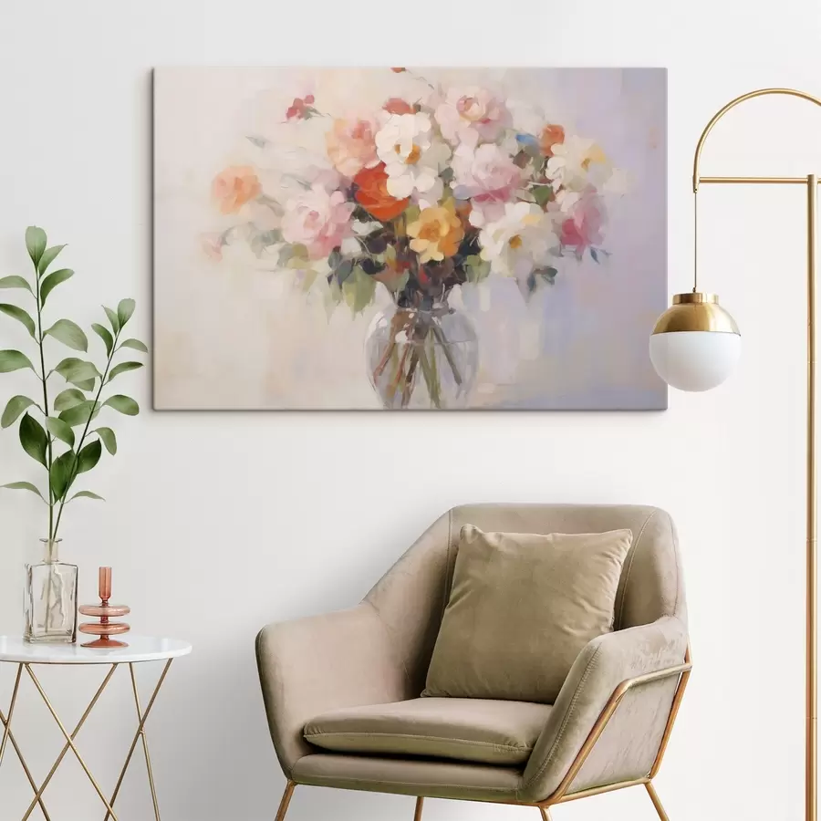 Glezna Ziedu pušķis, glezna imitācija s48587