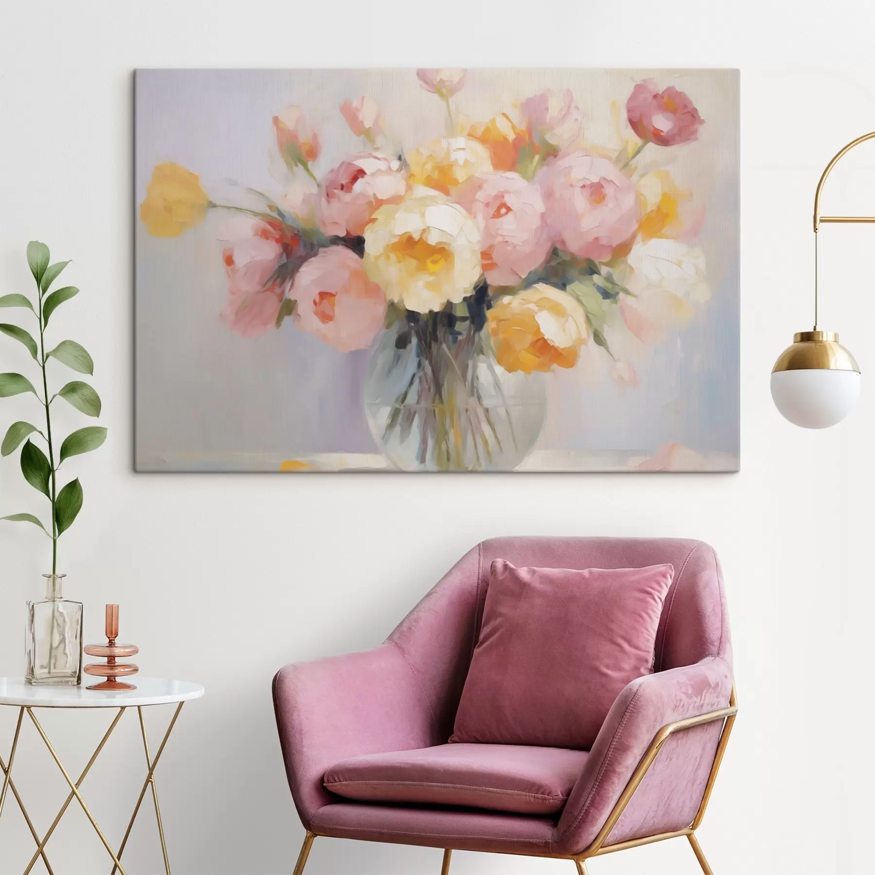 Glezna Ziedu pušķis vāzē s48592