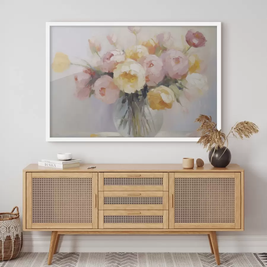 Fototapetes Ziedu pušķis vāzē f48592