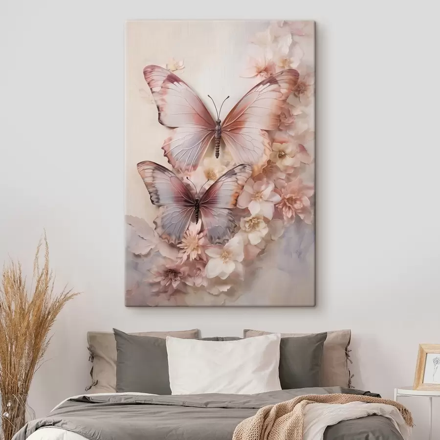 Glezna Ziedi un tauriņi s48565