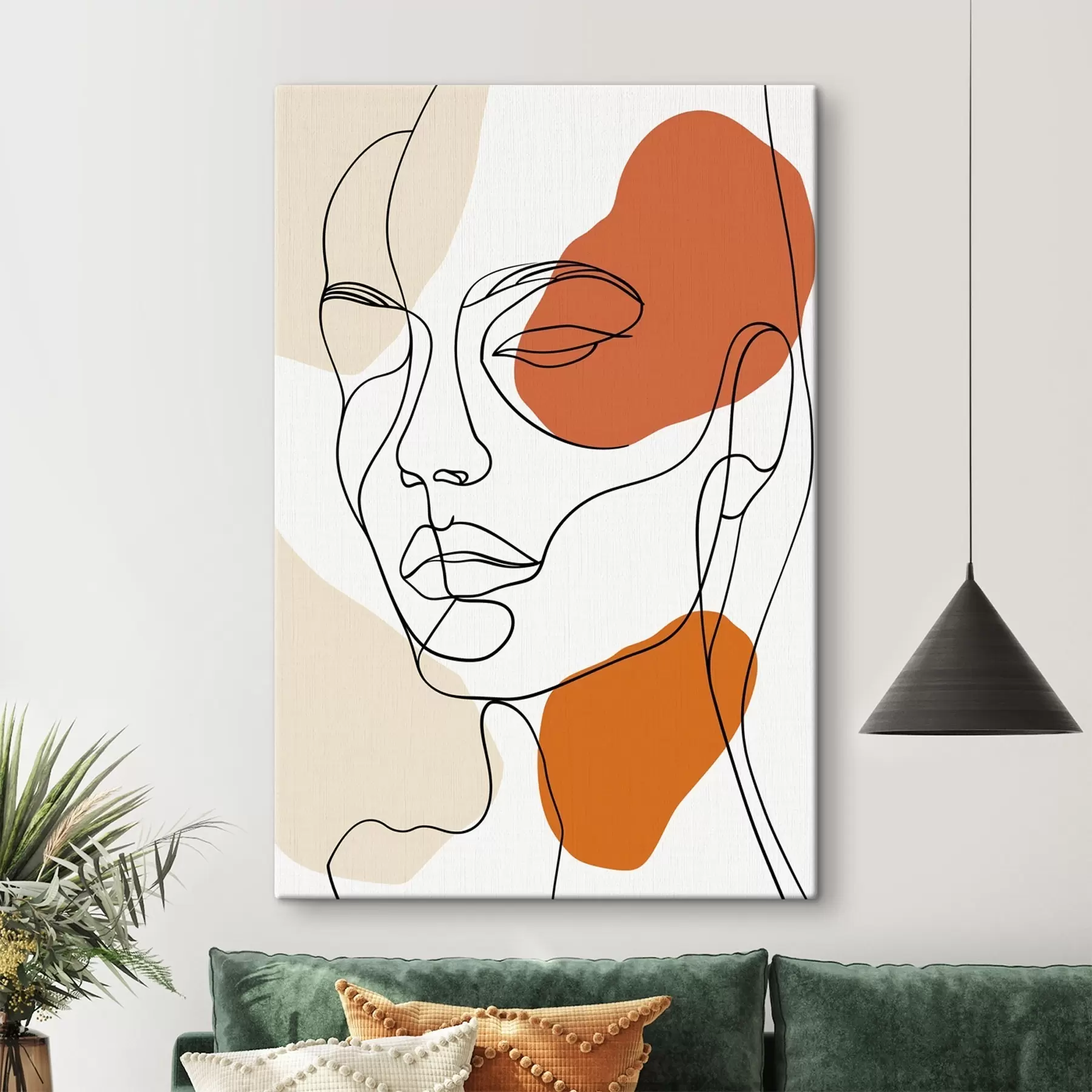 Glezna Abstraktas sejas, lineāra zīmēšana s48569