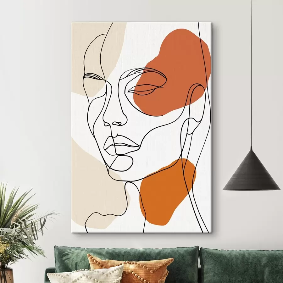 Glezna Abstraktas sejas, lineāra zīmēšana s48569