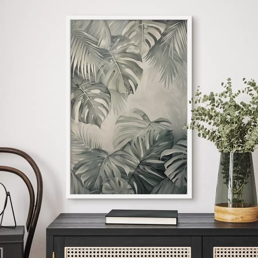 Fototapetes Tropu augu lapas, botānika f48575