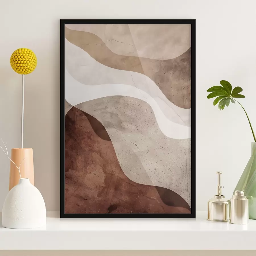 Fototapetes Mūsdienīga abstrakcija, siltie toņi f48580