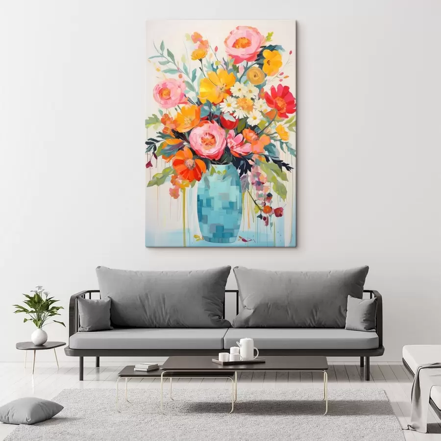 Glezna Spilgtas puķes s48643