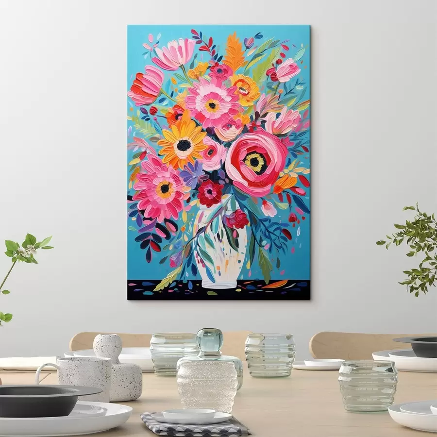 Glezna Spilgtas puķes s48644