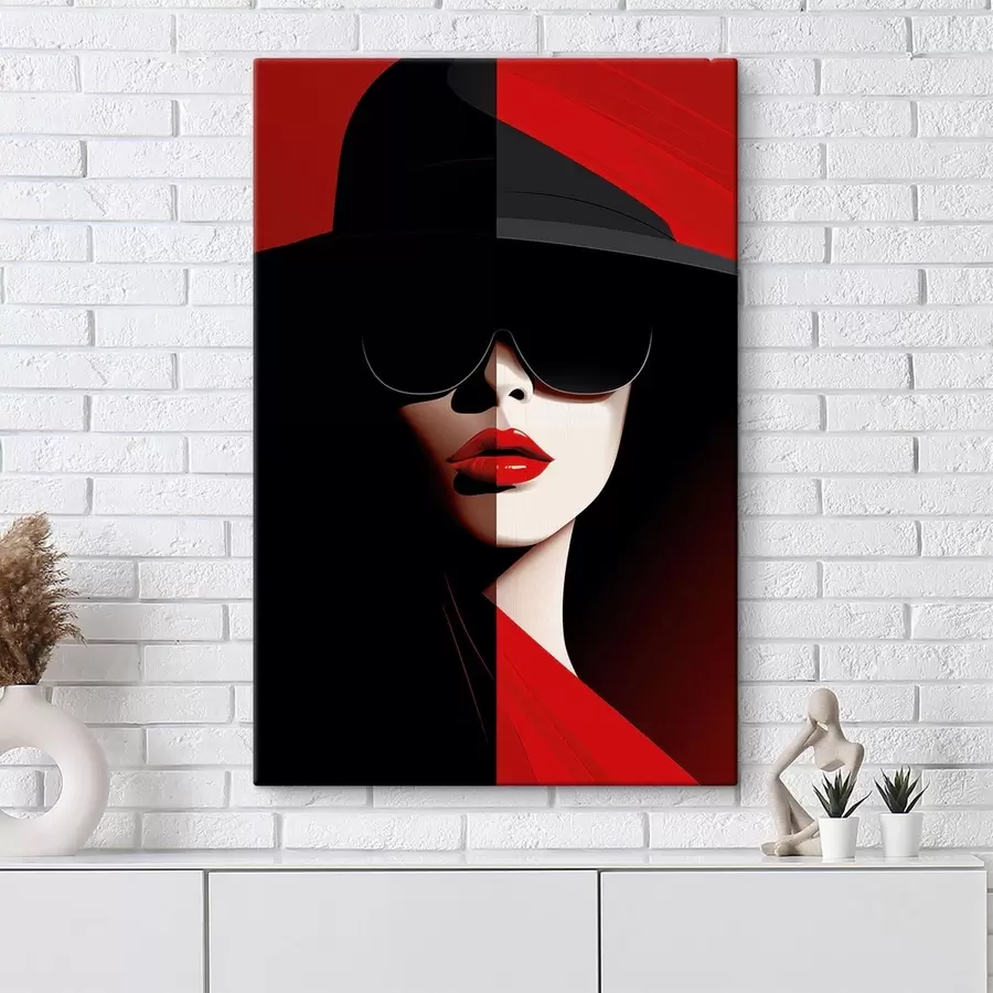 Glezna Sieviete cepurē s48649