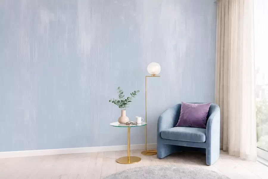 Fototapetes Gaiši zils fons ar maigu vertikālu tekstūru w05121v1