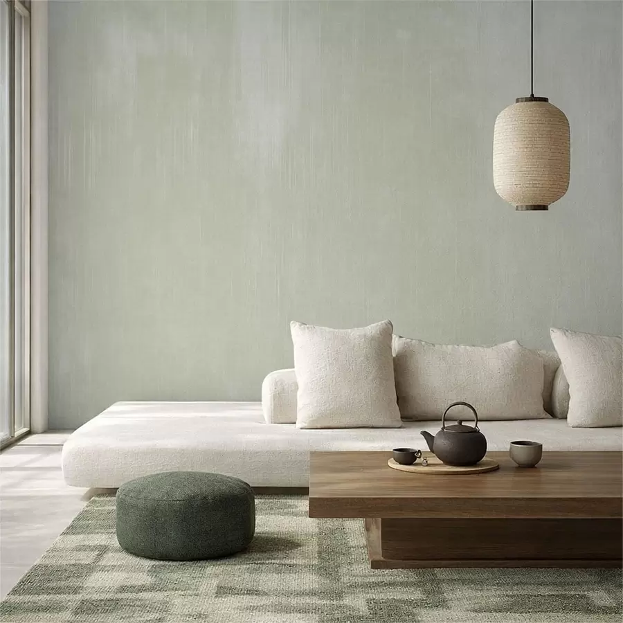 Fototapetes Bāli zaļš fons ar vieglu vertikālu tekstūru w05121v3