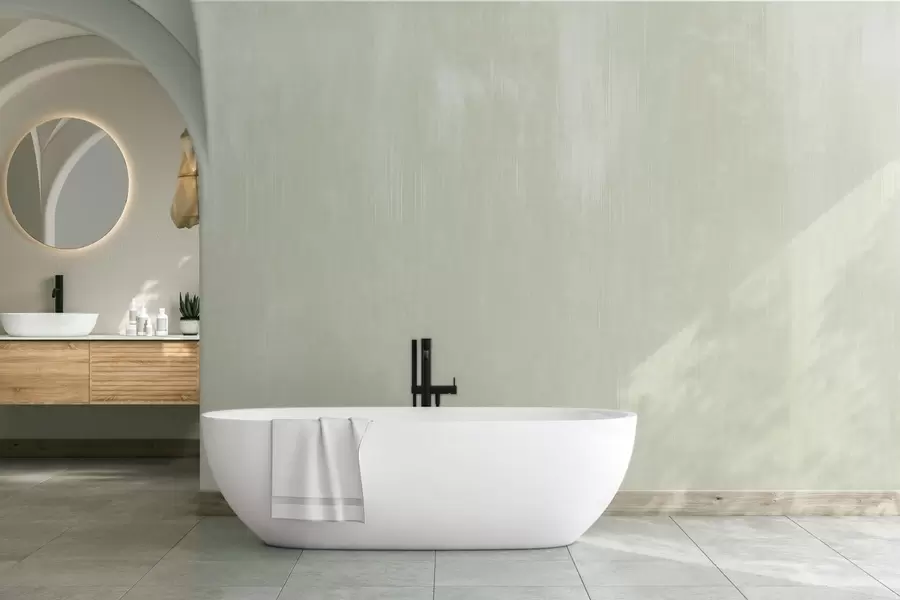 Fototapetes Bāli zaļš fons ar vieglu vertikālu tekstūru w05121v3