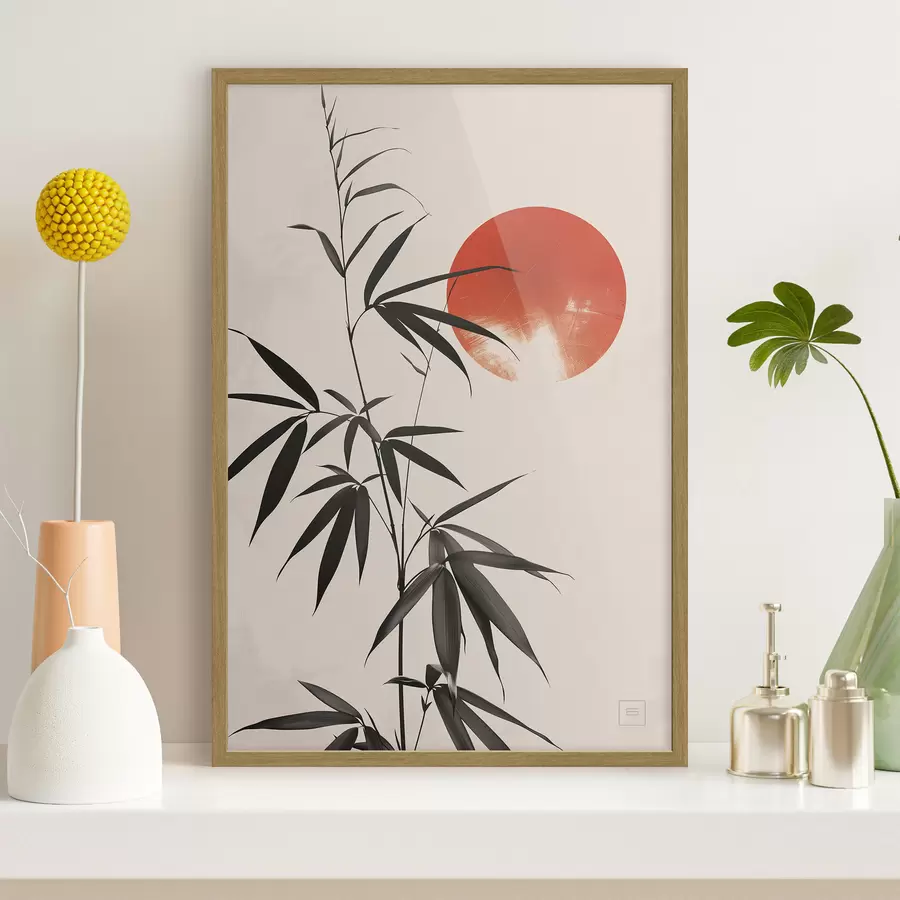 Fototapetes Japāņu ainava saulainā dienā f48630