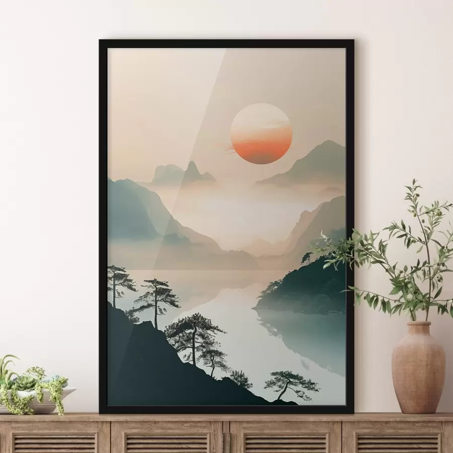 Fototapetes Bambusa zari, austrumu stilā f48632