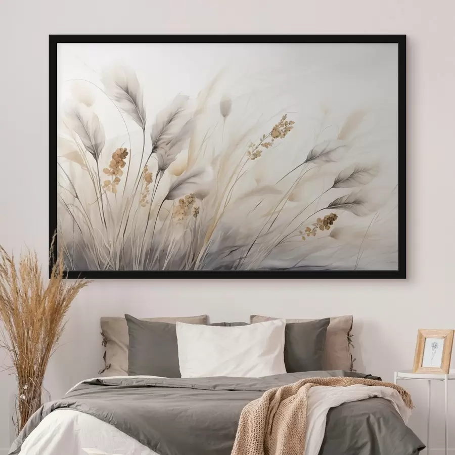 Fototapetes Zāles, siltie toņi f48641