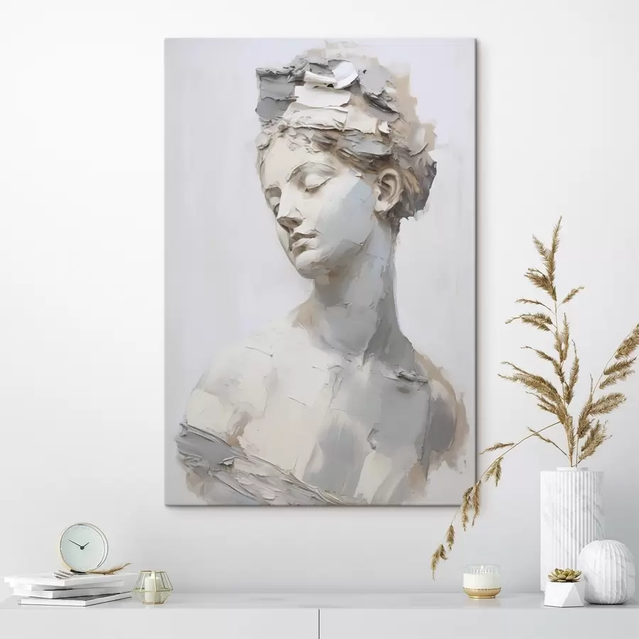 Glezna Sena sievietes krūšutēls, gleznas imitācija s48670