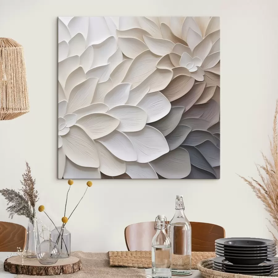 Glezna Glezniecības stila ziedlapu imitācija s48677