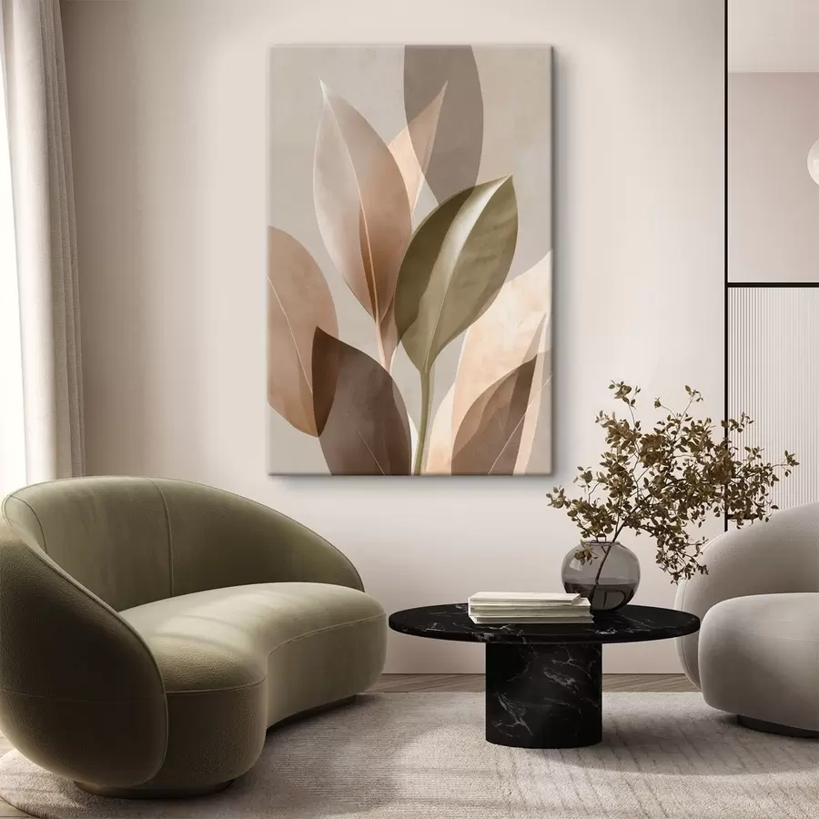 Glezna Abstraktās lapas s48610