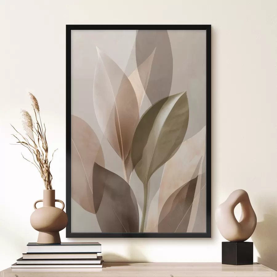 Fototapetes Abstraktās lapas f48610