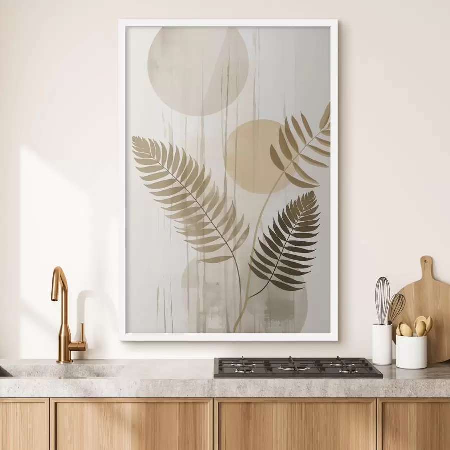 Fototapetes Abstrakcija ar lapu zariem f48662