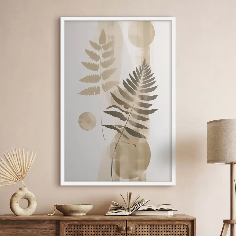 Fototapetes Abstrakcija ar lapu zariem f48663