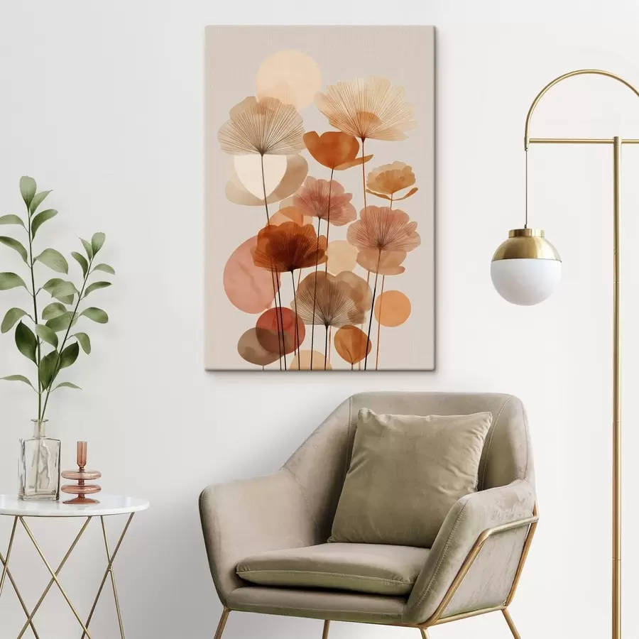 Glezna Boho ziedi s48706