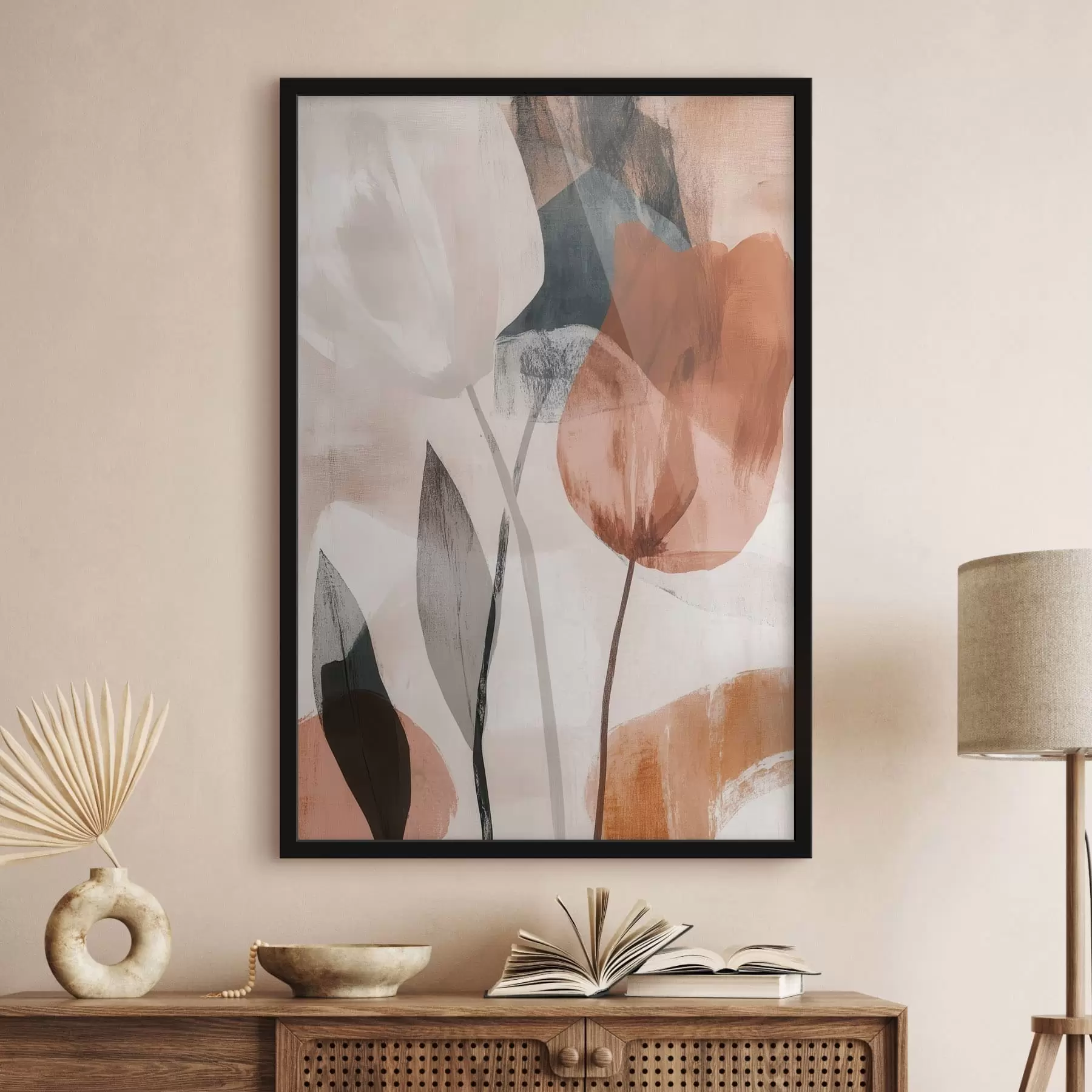 Fototapetes Abstrakti ziedi f48715