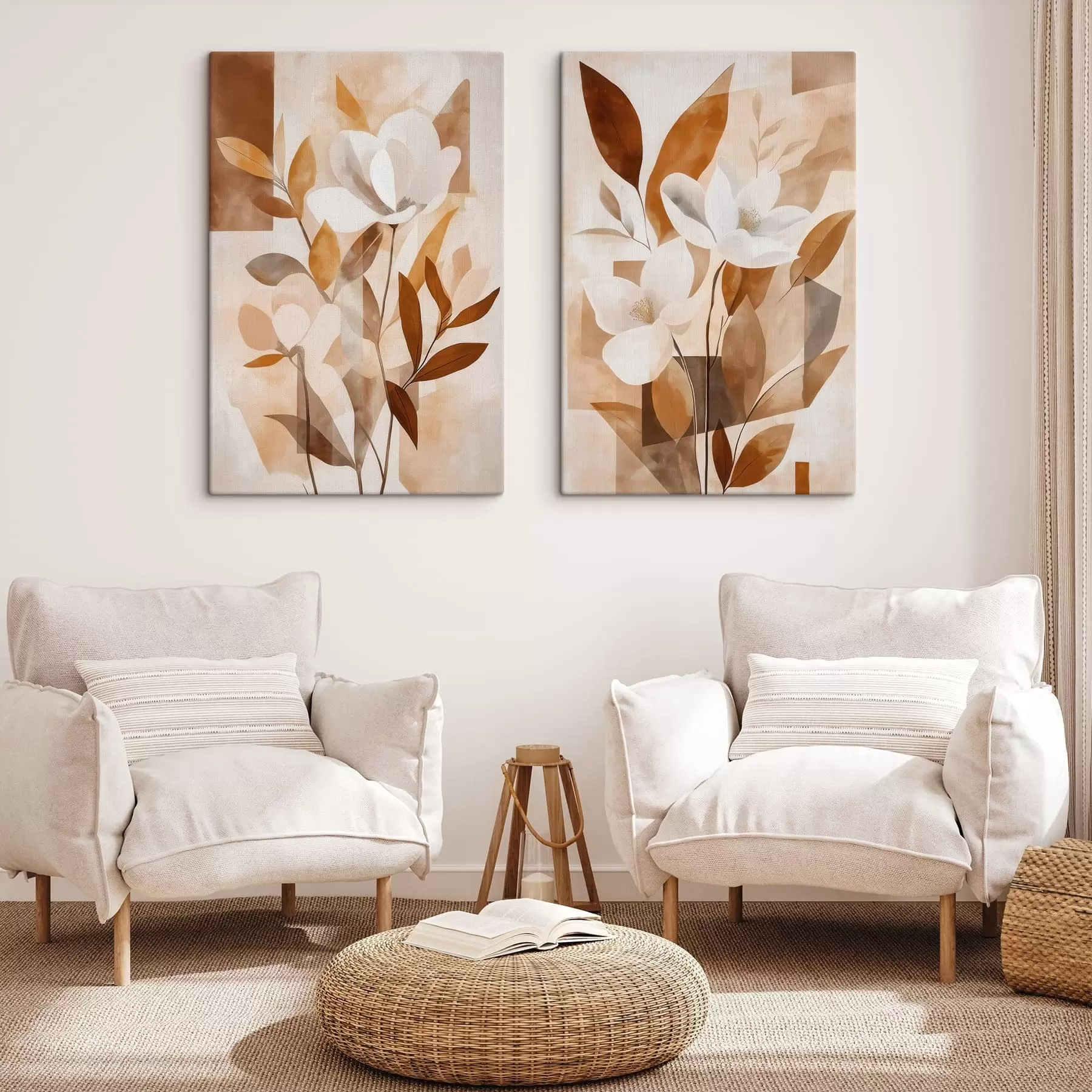 Glezna Boho ziedi m30307