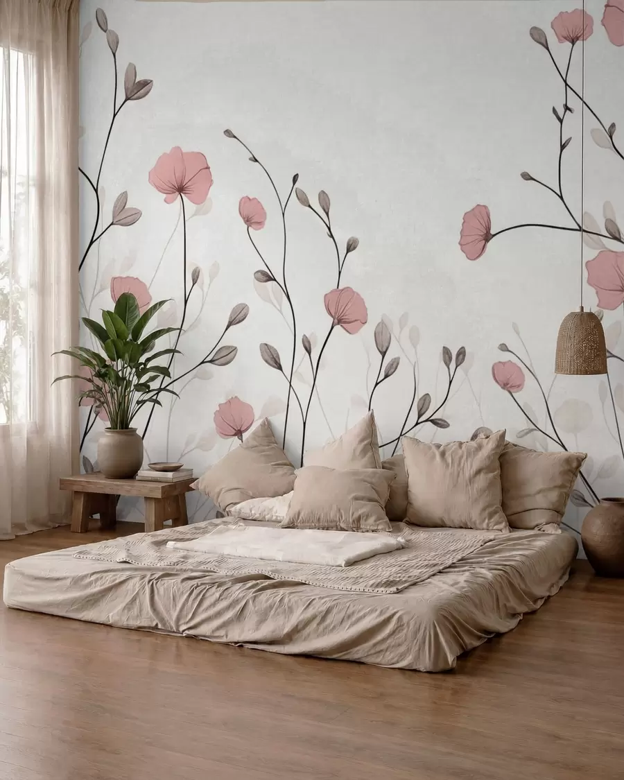 Fototapetes Savvaļas ziedi w05485