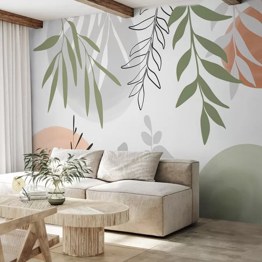 Fototapetes Abstraktā veģetācija w05506