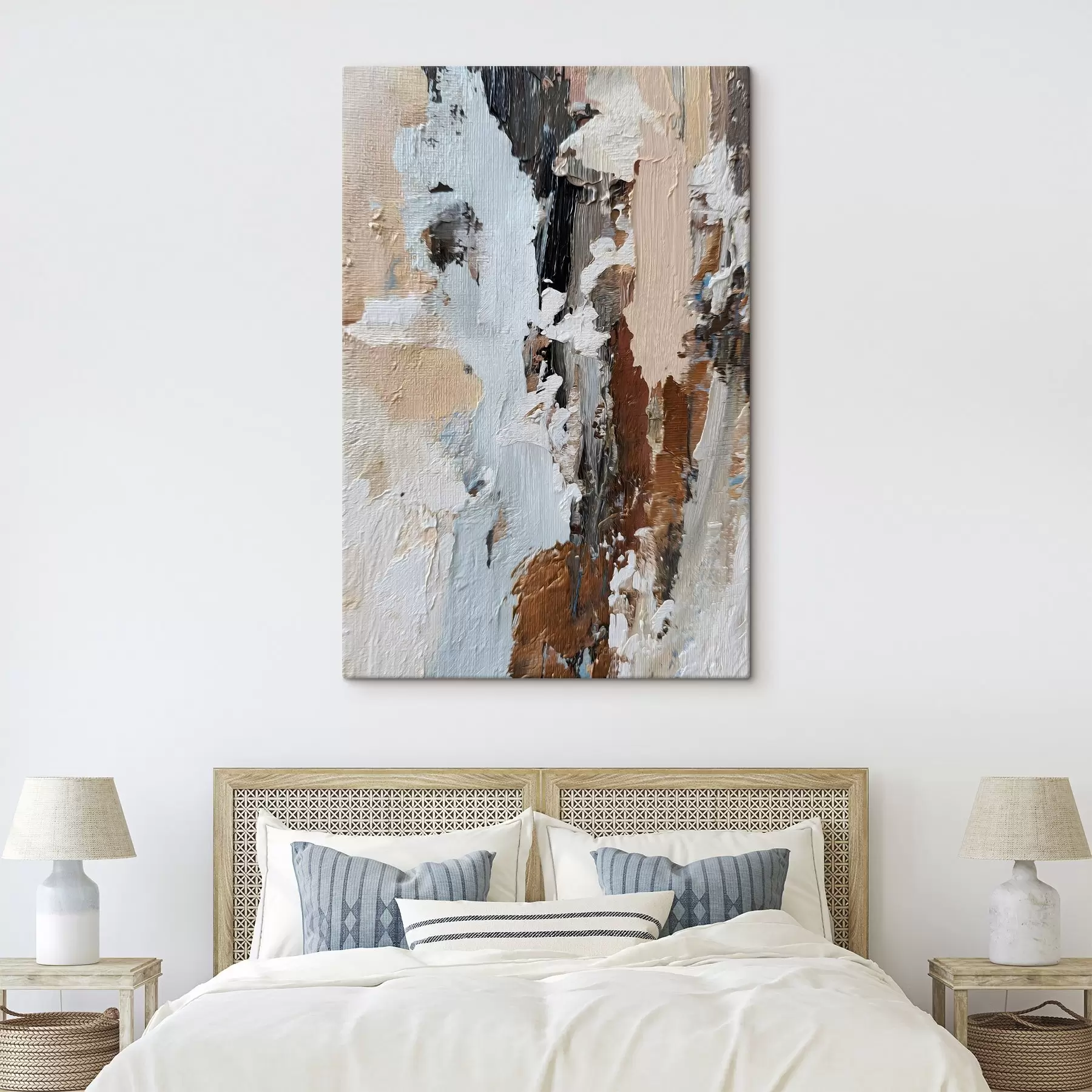 Glezna izteiksmīga abstrakcija; krāsas imitācija s48783