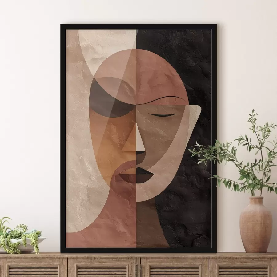 Fototapetes abstrakta seja kafijas toņos f48777