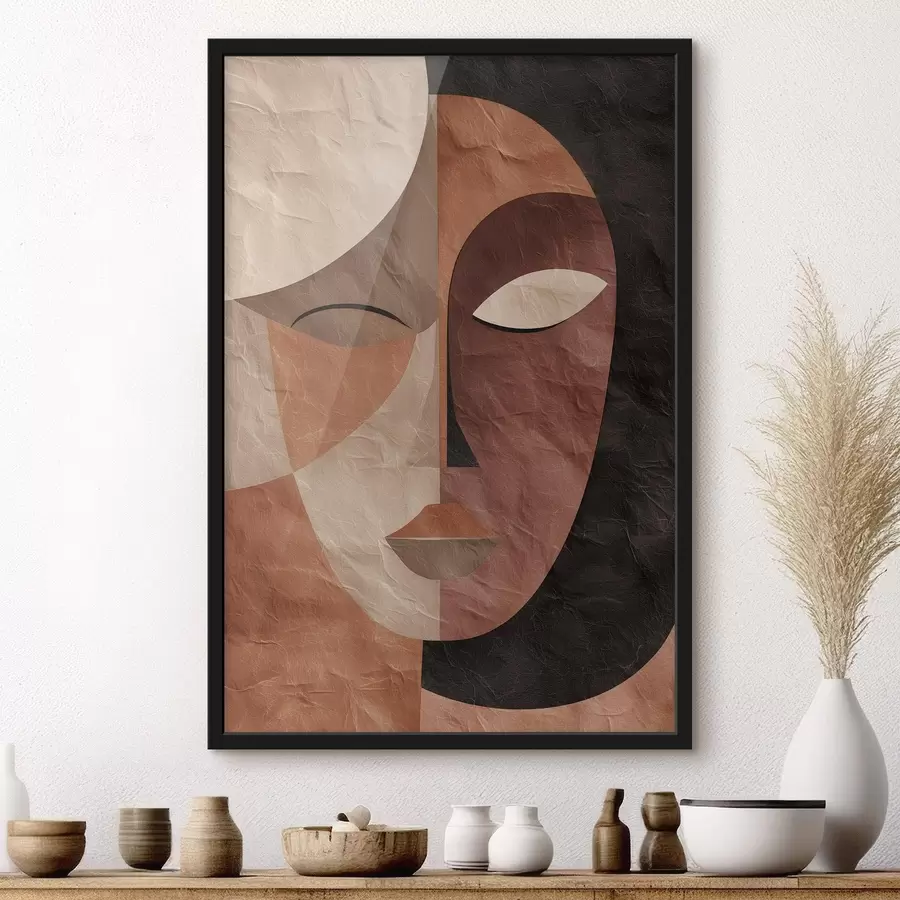 Fototapetes abstrakta seja kafijas toņos f48778