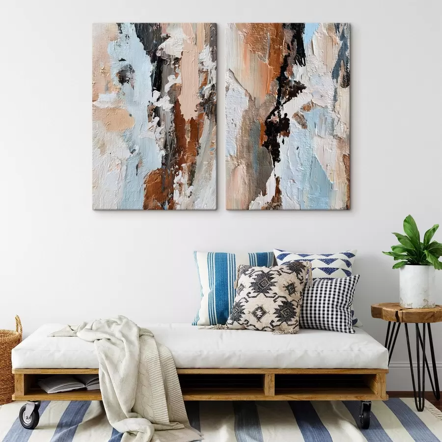 Fototapetes izteiksmīga abstrakcija; krāsas imitācija m30332