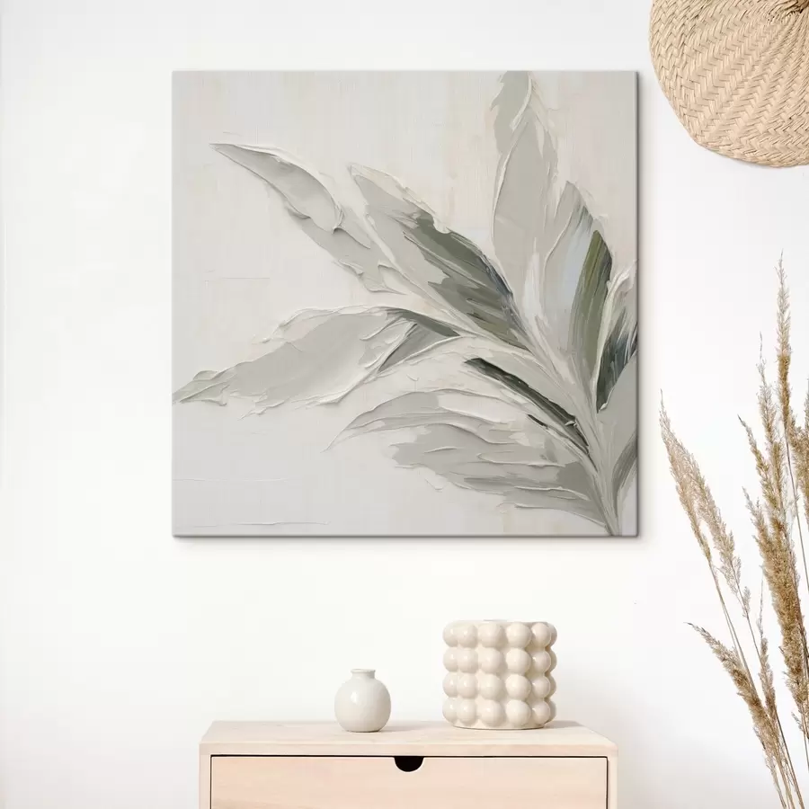 Glezna Abstrakta glezna, kurā attēlota veģetācija s48771