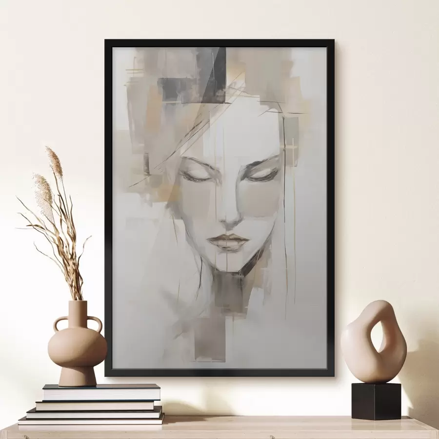 Fototapetes Abstrakts sievietes portrets f48761