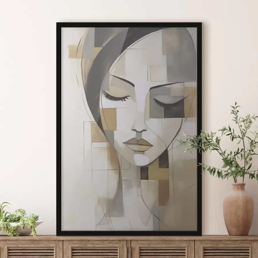 Fototapetes Abstraktais portrets f48762