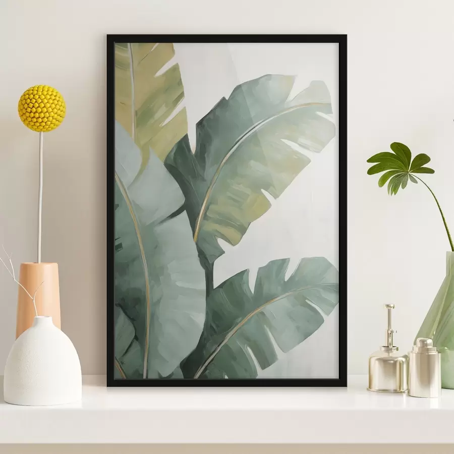 Fototapetes Glezna ar lapu motīvu f48764