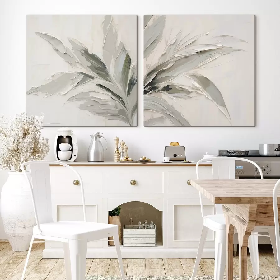 Fototapetes Abstrakta glezna, kurā attēlota veģetācija m30342